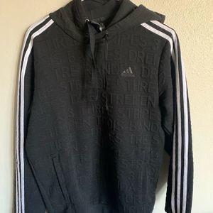 Adidas Three Stripe Hoodie